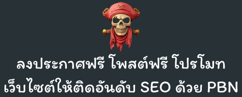 ลงประกาศฟรี โพสต์ฟรี โปรโมทเว็บไซต์ให้ติดอันดับ SEO ด้วย PBN